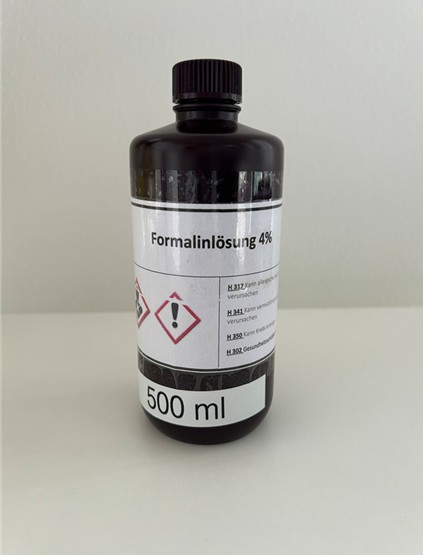 Formalin 4% Gebrauchslösung 500ml Flasche