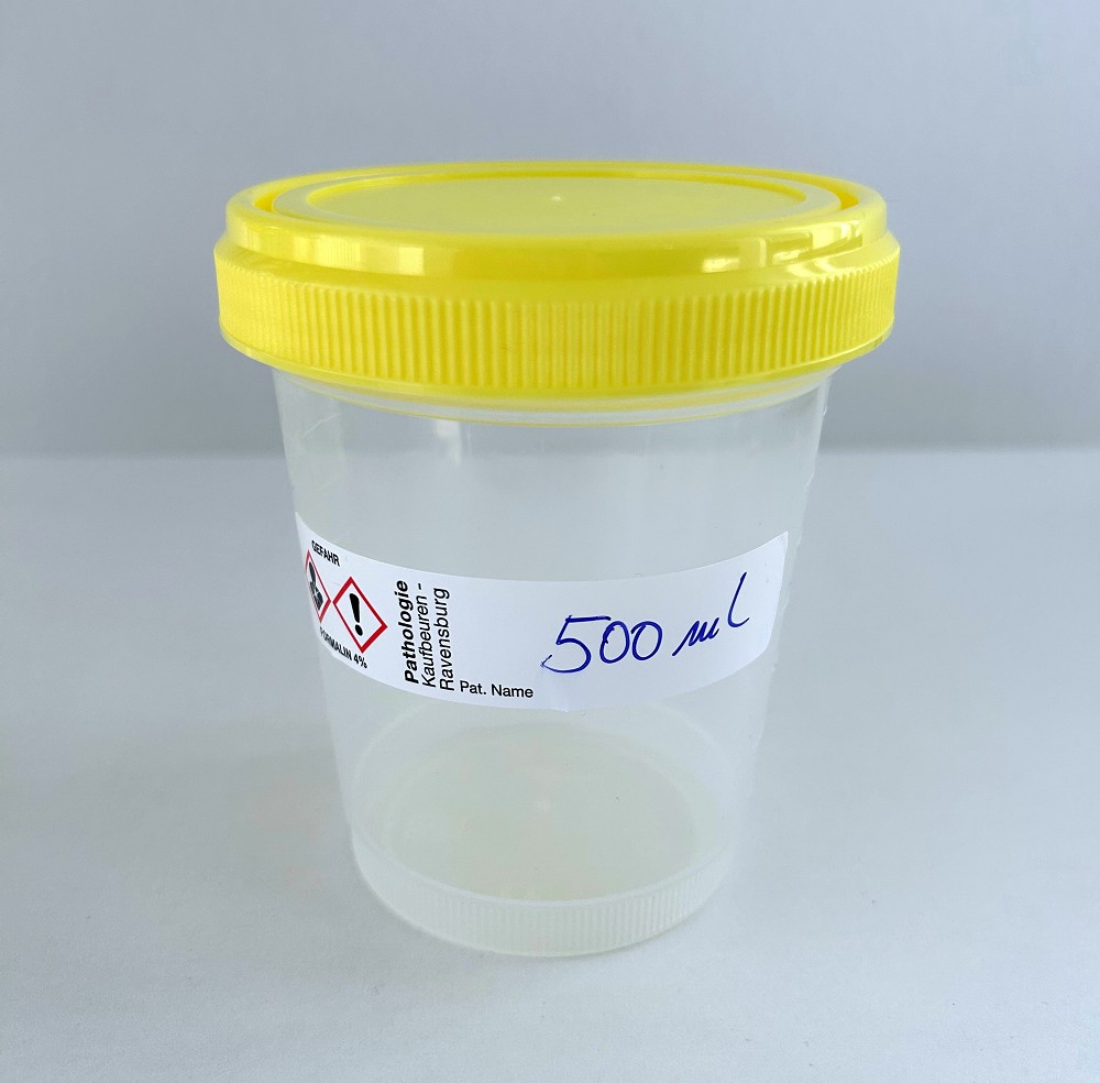 Gefäß Container 500 ml leer