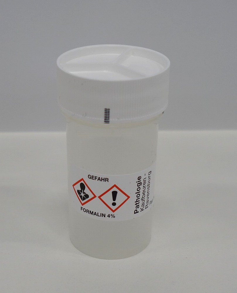 Gefäß 50 ml leer