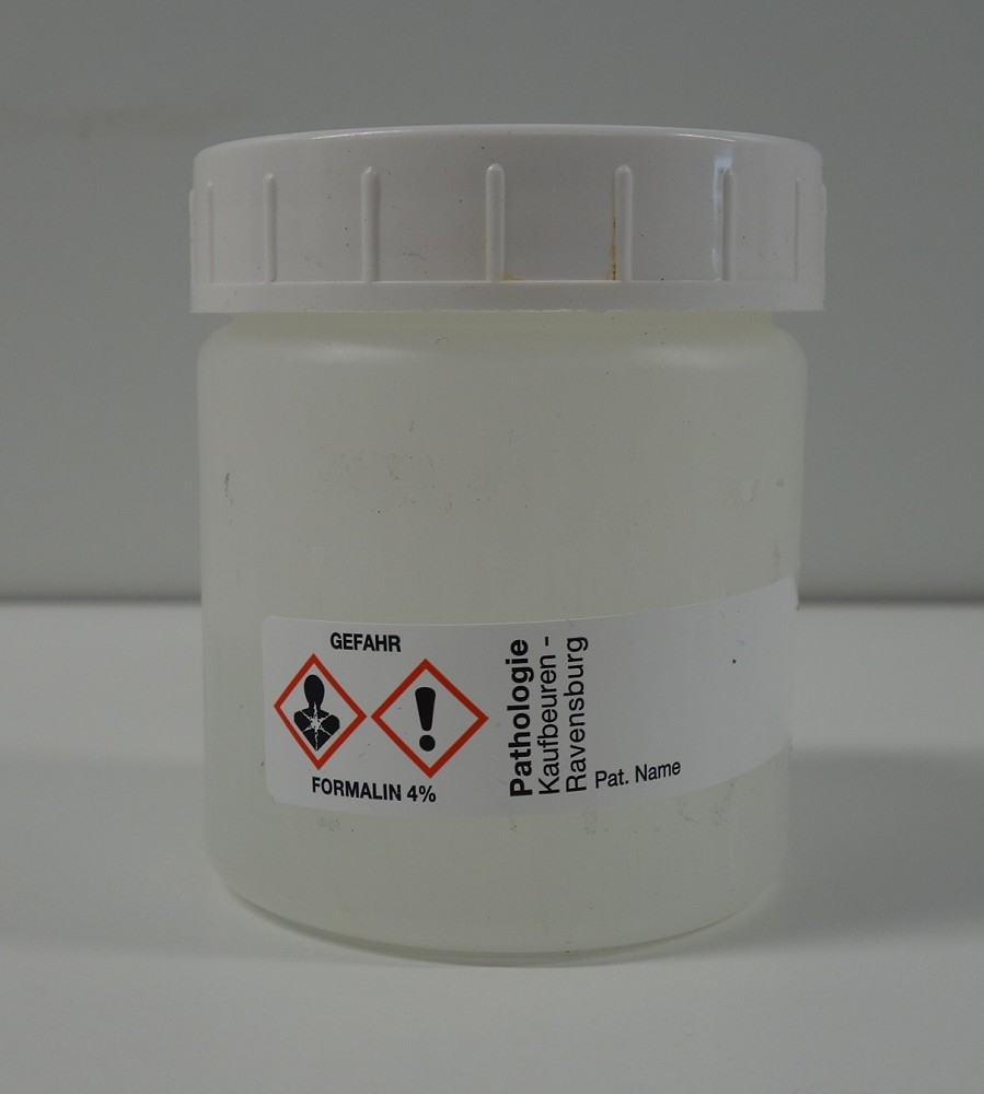 Gefäß 250 ml gefüllt
