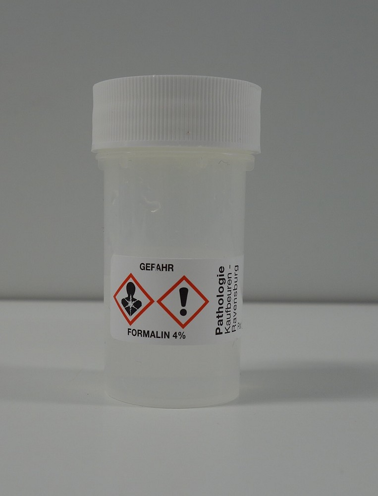 Gefäß 50 ml gefüllt
